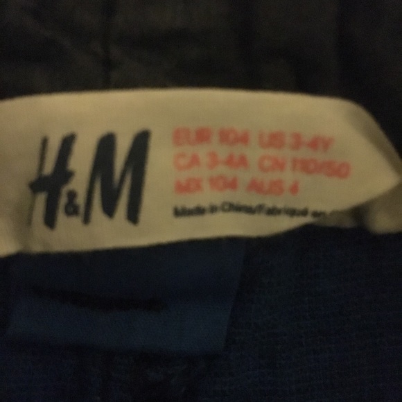 H&M Toddler Boy Linen Roll Up/Down Pant - Picture 4 of 4